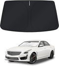KUST Windshield Sun Shade for Cadillac CTS 2014-2019 Window Accessories Shade Sun Cover Foldable Block UV Rays Keep Car Cooler