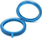 2 Pack 896584000-143 Blue Front Tire Kit with Super Hump – Compatible with Hayward Poolvergnuegen 2X & 4X Pool Cleaners, Phoenix Series – Durable Front Wheel Replacement for Smooth Pool Cleaning