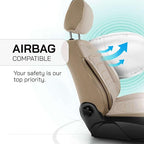 Premium Car Seat Covers Front Seat - Linen Car Seat Cover for SUV, Cars, Most Pickups, Beige, Car Seat Protector, Car Seat Covers Front Seats, Car Seat Protector