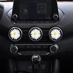 3 Pcs White Cute Daisies Car Clip, Flowers Car Charm Air Vent Accessories Cute Automotive Interior Trim Decorations Gift for Girls & Women Car Interior Accessories,Automotive Air Fresheners