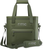 RTIC 30 Can Ultra-Tough Soft Cooler Pro, Insulated, Waterproof, Leak Proof, Portable Floating Bag for Beverage, Drink, Lunch, Outdoor, Beach, Car,Camping, Picnic, Fishing, Boat