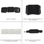 BAGLHER Expandable Cat Carrier with Travel Litter Box, Pet Travel 5 Sides Open Doors 3 Sides, Leak-Proof and Collapsible, for Car, Airplane Trip, Black
