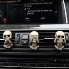 3 Pieces Novelty Cute Skull Car Air Fresheners Vent Clips Air Fresheners Vent Clips Cool， Car Accessories Interior Decorations Goth for Men Women Teens，Funny Christmas for Dad Mom