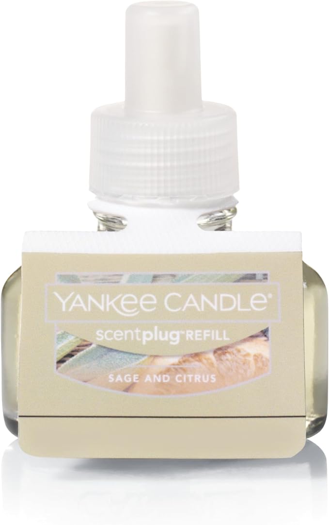 Yankee Candle Scent Plug Refill, Sage & Citrus (Pack of 4)
