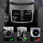 4PCS Bling Heart Air Vent Clips, Car Air Freshener for Women, Air Fresheners Diffuser Clip Charm, Car Air Conditioning Outlet Clip Decorative Accessory for Women Girls (Black, Style1)