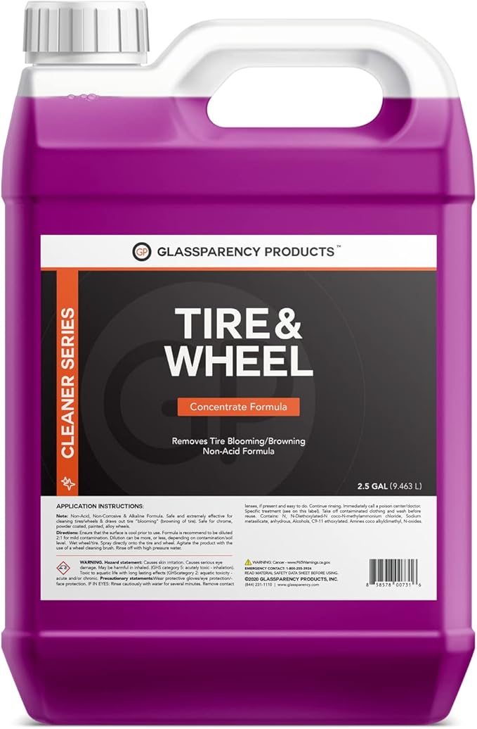 GlassParency Tire & Wheel Cleaner (2.5 Gallon)