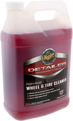 Meguiar's D14301 Non Acid Tire and Wheel Cleaner, Pre-Diluted, No Mixing Required Car Wheel Cleaner - 1 Gallon Wheel Cleaner 128 Fl Oz