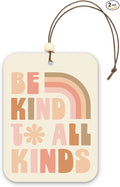 Studio Oh! Car Air Fresheners - Pack of 2 Scented Hanging Car Odor Eliminator - Unique Design with Decorative Bead - Kind To All Kinds