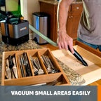 WORX WX030L 20V Power Share Cordless Cube Vac Compact Vacuum, Black