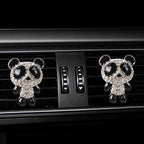 Lovely Panda Pattern Car Perfume Clip - Car Air Vent Freshener Fragrance Perfume Clip Diffuser - Car Air Freshener Interior - Car Aromatherapy Diffuser Car Decoration