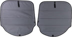 VanEssential Insulated Magnetic Blackout Rear Door Half Plastic Window Covers (Pair) Designed for Mercedes-Benz VS30 (Van Years 2019 to Current) - Charcoal Gray