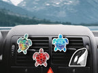 WIRESTER Set of 4 Fresh Scented Car Air Freshener Vent Clip, Decorative Accessories, Interior Decoration for Cars - Dogs, Cats, Animal
