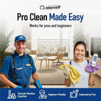 Nanoskin EXTRACTOR SHAMPOO Low Foaming Carpet Cleaner 30 Gallons - Machine Use Upholstery Cleaner, Stain Remover & Odor Eliminator on Rug Car Upholstery Carpets | For Automotive, Home, Office & More