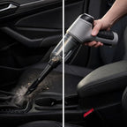 GajetNest Handheld Mini Portable Compact Car Vacuum Cleaner & Blower 3-in-1 with HEPA Filter, Lightweight Design, 25-Minute Running Time, Cordless Rechargeable Crevice Tool - 15000 PA Suction