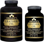 Obenauf's Leather Oil - Leather Conditioner (8oz) - Restore and Protect Leather Boots, Jackets, Purses as Well as Car Leather, Leather Furniture and Much More - Made in The USA (with Applicator)