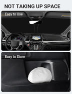 Proadsy Windshield Sun Shade for Honda Odyssey 2018-2025 2026 LX,EX,EX-L,Touring,Elite Minivan 4-Layer Foldable Front Sunshade Protector Sun Visor Blocks UV Rays Keep Car Cooler Accessories
