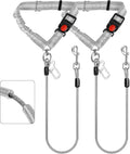 Dog Seat Belt for Car,Chew Proof Dog Car Seat Belt,2 in 1 Car Harness for Dogs Safety Seat Belt,Heavy Duty Pet Seat Belt for Medium & Large Dogs Chewer