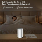 URPOWER Waterless Essential Oil Diffuser: No Water Needed Battery Operated Scent Diffuser - Cordless & Mini Essential Oil Machine Aluminum for Car Home Office(Silver)