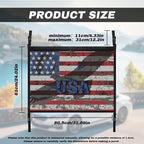 USA Flag Print Car Roof Seat Organizer Hanging Car Storage Bag Inner Car Accessories Storage for Kids Pets' Items for Travel