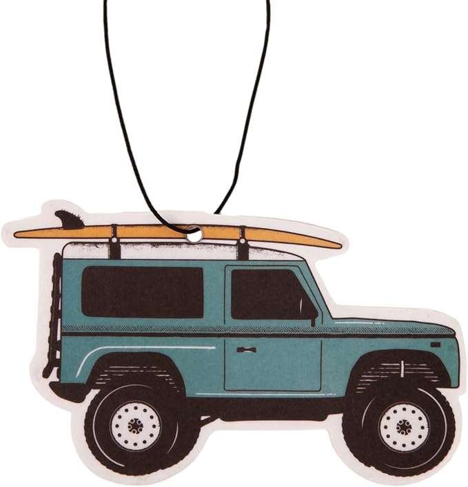 Surf Love California Dreamin' 4-Pack Car Air Fresheners Scented With Premium Oils By Fresh Fresheners
