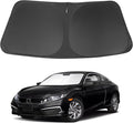 Windshield Sun Shade Custom Fit for 2016-2021 Honda Civic Accessories Sunshade Protect Car from Sun Rays & Heat Damage Keep Cool