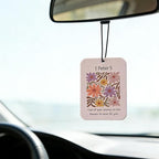 Car Fresheners for Women, 12 Scripture Car Air Freshener Set, Bible Verse Gifts for Women, Boho Car Accessories with Inspirational Quotes, Faith Present for Easter Mother's Day Mom Her Birthday 2x3 In