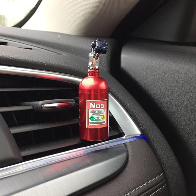 Nitrous Oxide (NOS) Air Freshener Vent Clip (Red)