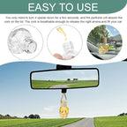 7PCS Car Hanging Diffuser, Car Air Freshener Diffuser Bottle, 8ML Empty Clear Glass Skull Style Empty Bottle, Universal Car Perfume Aromatherapy Essential Oil Pendant Bottle for Women Men
