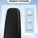 2PCS Car Arm Rest Cushion for Elbow,Soft Leather Car Door Armrest Pad with One-Piece Molding for Comfortable Support,Universal Cars Knee Cushion as Cars Arm Rest Cover Pad