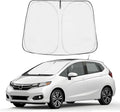 Proadsy 2026 Upgrade Front Windshield Sun Shade Foldable Sunshade Protector Custom Honda Fit 2015-2020 Fit Accessories