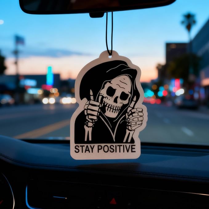 5pcs Funny Meme Car Air Freshener Automotive Accessories Car Interior Hanging Scents Mirror Decor for Men Women Teen Girls Adults Gag Gifts