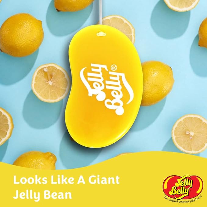 Jelly Belly 15217 3D Jelly Bean Air Freshener - Lemon Drop
