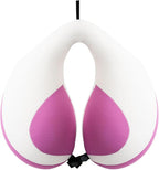 MOOB Travel Pillow for Kids, Traveling Gifts for Toddler & Children U-Shape Car Seat Head Travel Neck Pillow, Kids Neck Pillow for Car Headrest Purple