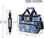 Cooler Bag Insulated Picnic Bag Large Lunch Box Reusable Tote Bag Soft Sided Portable Beach Cooler Grocery Camping