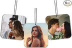 Custom Air Freshener for Car - Personalized car Air Freshener, Double Sided Print Photo/Logo With Scents Freshener, Smell Fresheners With Picture for Wardrobe, Bathroom, Car Hanging Decorate