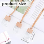 20 Pack Car Haning Perfume Bottle Refillable Car Air Freshener Diffuser Empty Aromatherapy Fragrance Essential Oil Diffuser Pendant Auto Home Ornaments Decors