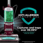 Shark DETECT Lift-Away Corded Upright Vacuum with Detect Technology, Self-Cleaning Brushroll for No Hair Wrap, Anti-Allergen Complete Seal, and Odor Neutralizer Technology, Burgundy, LA492