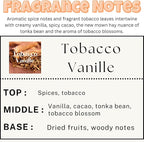 Car Air Freshener | Tobacco Vanille Scent Car Fresheners for Women & Men | Long Lasting Fragrance Car Scents | Air Diffuser with Car Vent Clip (2 Pack Car Scent), Clear