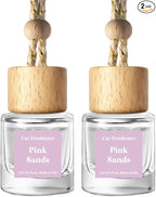 C Classy Car Air Freshener Hanging 2 Pack, Pink Sands Essential Oil Diffuser for Cars, Long-Lasting Fragrance, Cute Car Accessories, C ar Air Fresheners for Women & Men Gift, Made in USA