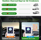 15Pack Natural Activated Bamboo Charcoal Home or Car Odor Absorber Air Purifying Bag; Car Air Freshener; Deodorizer and Moisture Eliminator; 20g/Pack Odor Eliminator for Home,Cars,Closet,Shoes,Pets