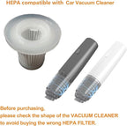 5Pack Hepa Filters Replacement Compatible with JIXINMIYUE Handheld Vacuum Cordless, Model HX-606. Washable Filters Work with A9life SY01-Q8 Car Vacuum Cleaner Portable.