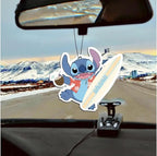 Rawan 4 Pack Car Air Freshener Cartoon, Accessories Cute for Women Girls And men Car, Funny Decor Hanging Fresheners Car Interior Room Decorations, for Christmas Gift. (A, Large)