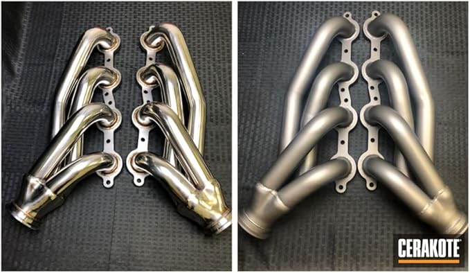 CERAKOTE® Glacier Titanium Coating Kit (C-7900 16 oz.) - Everything Needed to Spray Cerakote - Air Cure - Durable, High Temp Performance Ceramic Coating (1800°F Rating)
