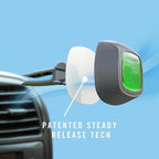 Febreze Car Air Freshener Odor-Fighting Car Vent Clip, Variety, Linen and Sky, Original, Hawaiian Aloha Scent Automatic Air Freshener, 3-Count Pack of 3