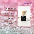 Pink Sugar Crystal Car Air Freshener – Set of 3 (10 ml Each) | Hanging Diffuser with Velvet gift bag for Car, Closet & Office | Sweet Vanilla & Cotton Candy Aroma, Handmade Luxury by Gift Paradise