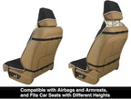 Waterproof Neoprene Car Seat Cover, Sweatproof Non-Slip Seat Protector, Universal Fit for Front Bucket or Rear Bench Seat of Cars, SUVs, Vans, Trucks, Compatible with Airbags and Armrests