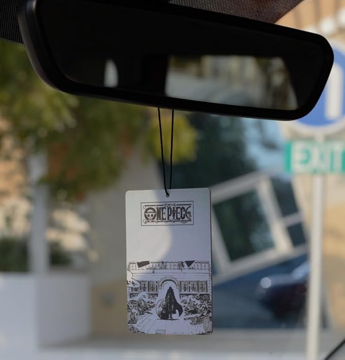 PumpCar 2 pieces shanks double-sided hanging Japanese anime vanilla-scented One Piece car air freshener Cool anime hanging air fresheners for rearview mirror Car Interior Accessories Household Gifts
