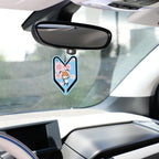 Tree Frog Young Leaf Sakura cherry blossom scent 8-Pack, Japan Asuna Haiku, Car Hanging Air Freshener Treefrog