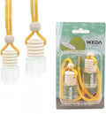 IKEDA Car Air Freshener, Essential Oil Diffuser for Car, 4ml Hanging Car Air Freshener, 45+ days Long Lasting Air Freshener(2 * 4ml Pack of Coconut)