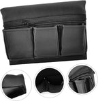 3pcs Leather Car Armrest Pad Storage Organizer Car Side Door Support Accessory